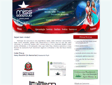 Tablet Screenshot of misssaopauloinfantojuvenil.com.br